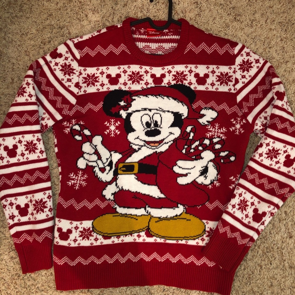 LARGE DISNEY MICKEY MOUSE CHRISTMAS SWEATER 🎄